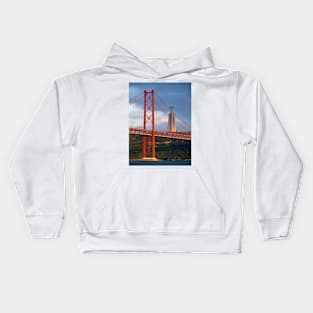 ...admiring Your Beauty.....Cristo Rei.Lisbon. Kids Hoodie